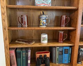 Vintage Breweriana, Medical Texts, and Binoculars Collection