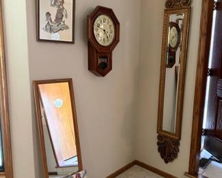 Vintage Seth Thomas Octagon Regulator Wall Clock