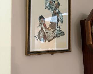 Norman Rockwell 'Magic Potion' 1972 Licensed Reprint