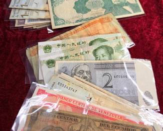 Collection of foreign money