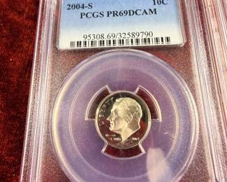 Graded US coins
