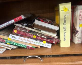 Cookbooks each reduced 50 percent 