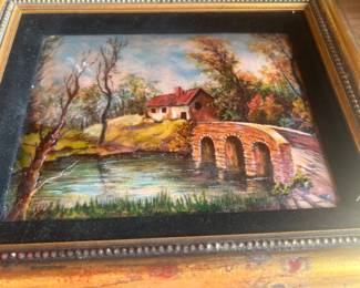 Limoges enamel picture Reduced by 20 percent 
