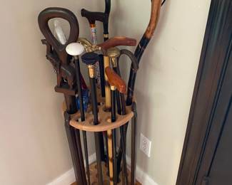 Nice collection of walking canes
