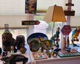 Margaritaville Decor & Hand-Carved Items