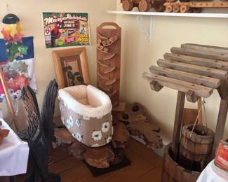 Different Hand-Carved Items