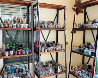 Hundreds of Shot Glasses