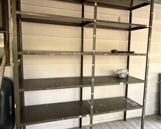 Metal shelving