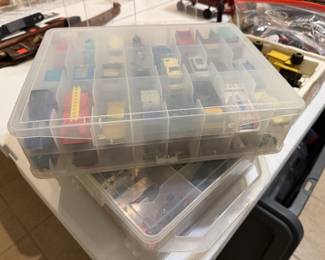 Dozens of Lesney made in England metal vehicles- possible some Matchbox