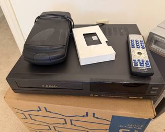 VHS Player, VHS Rewinder, Tape Deck Cleaner