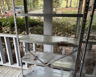 Metal shelf