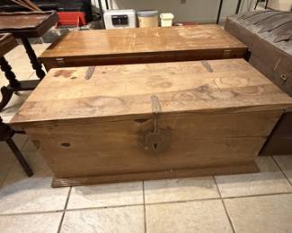 Old trunks, Cedar chest