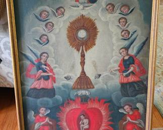 18th Century Holy eucharist on board 