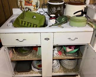 Basement. Kitchen area.