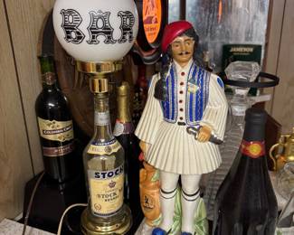 Basement bar area