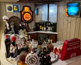 Basement. Bar area. 
