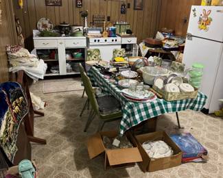 Basement. Kitchen area.