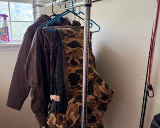 rolling rack, men's coats