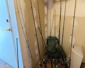fishing poles