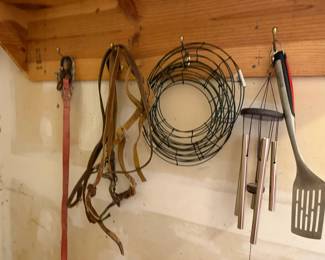 bridle, windchimes