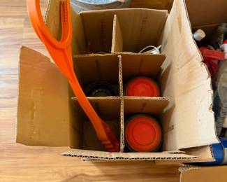 clay pigeon thrower, clay pigeons