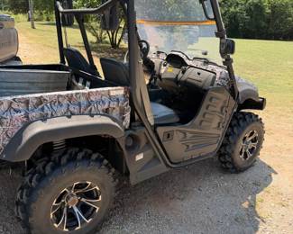 2015 Massimo MSU 500 side by side, 2 seats, dump option, 4x4 with winch