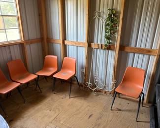 stacking chairs,