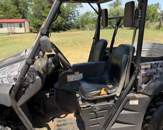 2015 Massimo MSU 500 side by side, 2 seats, dump option, 4x4 with winch