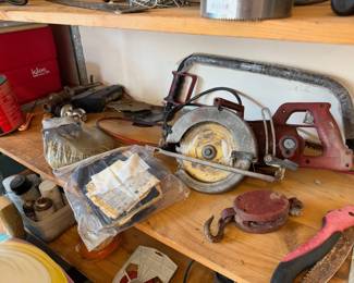 skill saw, saws, pulley, tools