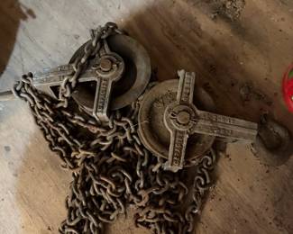 roller hook pulley blocks
