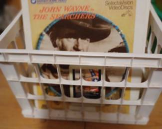 John Wayne lg collection of Selectavision CEDs