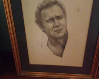 Arnold Palmer portrait by Paul Milosivich