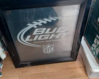 Bud Light Cooler with lighted door