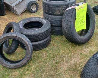 Assorted tires