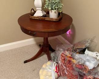 vintage drum table