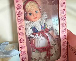 Vintage Lidova Tvorba Folk Costume Doll from Czechoslovakia