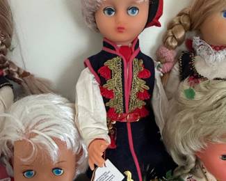 Vintage Polish Folk Doll by Artystyczna Pracownia Sztuki Użytkowej