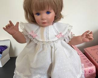 Vintage Porcelain Collector Doll by Susan Wakeen