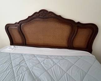 Vintage French Provincial Cane Headboard