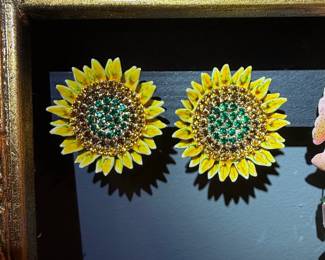Lunch at the Ritz "Sunflower" Earrings