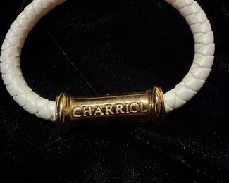 Charriol Leather Bracelet with Gold-Tone Clasp