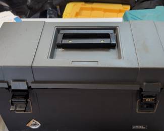 Vintage Master Mechanic Portable Plastic Tool Box