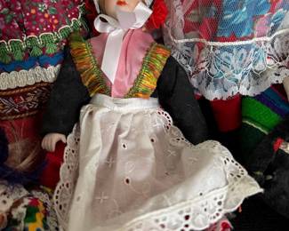 Vintage European Folk Costume Doll