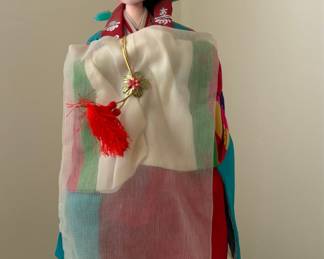 Vintage Korean Hanbok Doll by Oh Hee-mi Doll Research Institute