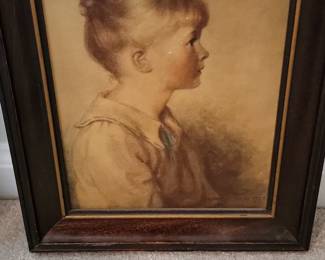 Vintage "Charlotte" Portrait Print by Sydney Bell, 1923
