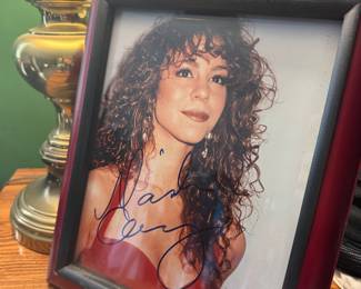 Mariah Carey Signed Promotional Photograph
