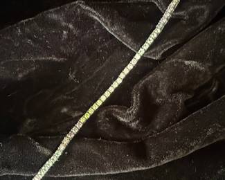 Sterling Silver Tennis Bracelet with Cubic Zirconia