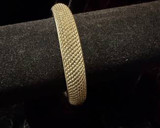 Sterling Silver Mesh Cuff Bracelet