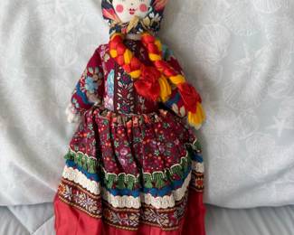 Vintage Tatiana Russian Folk Art Cloth Doll