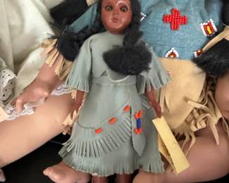 Vintage Native American Carlson Doll